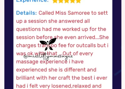 Calming Massage Therapists Review